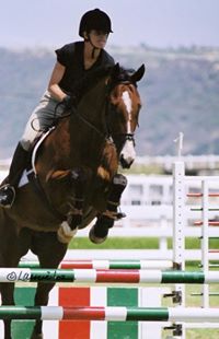 Me & my previous horse Tucson @ Del Mar